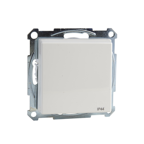 Schneider Electric MTN2314-0319, Merten System M, Beyaz, Kapaklı Topraklı Priz, Çocuk Korumalı, IP44