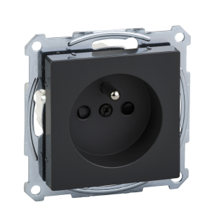 Schneider Electric MTN2500-0414, Merten System M, Antrasit, UPS Priz, Çocuk Korumalı