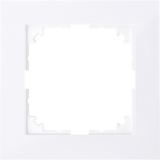Schneider Electric MTN4010-3625, Merten System M-Pure, Aktif Beyaz, Tekli Çerçeve