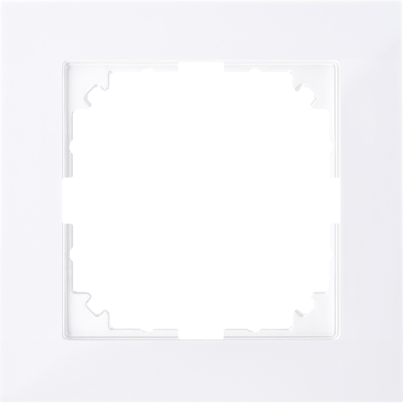 Schneider Electric MTN4010-3625, Merten System M-Pure, Aktif Beyaz, Tekli Çerçeve