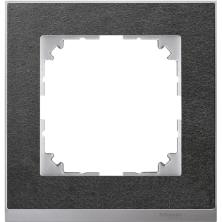 Schneider Electric MTN4010-3669, Merten System M-Pure Decor, Taş, Tekli Çerçeve