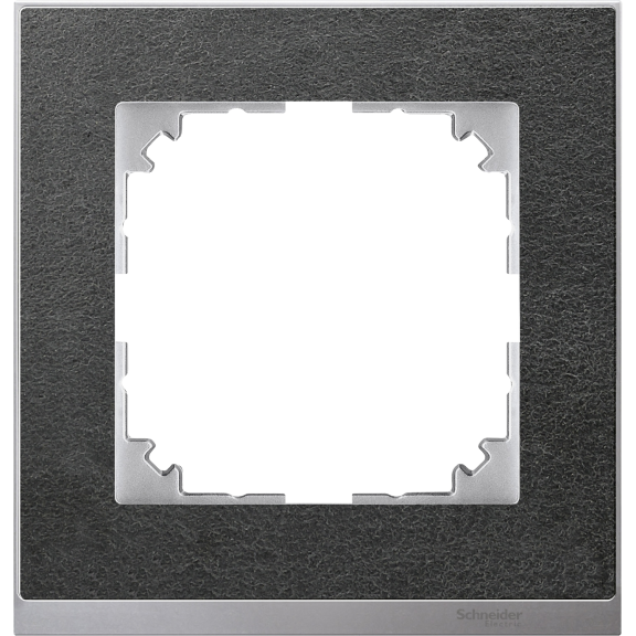 Schneider Electric MTN4010-3669, Merten System M-Pure Decor, Taş, Tekli Çerçeve