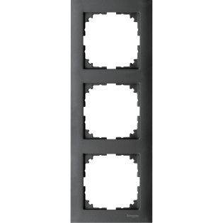 Schneider Electric MTN4030-3614, Merten System M-Pure, Antrasit, Üçlü Çerçeve