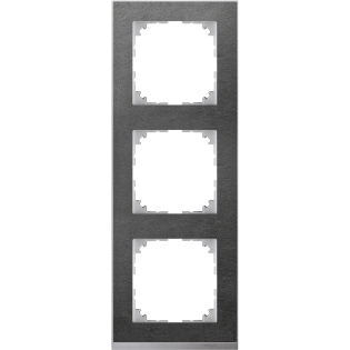 Schneider Electric MTN4030-3669, Merten System M-Pure Decor, Taş, Üçlü Çerçeve