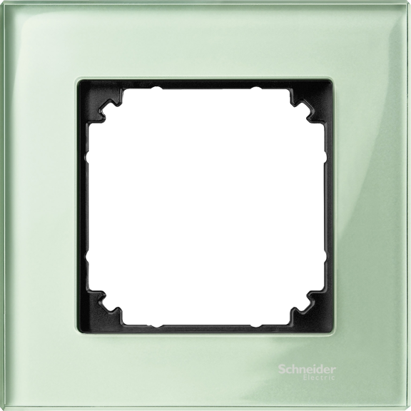 Schneider Electric MTN404104, Merten System M-Elegance Glass, Zümrüt Yeşil, Tekli Çerçeve