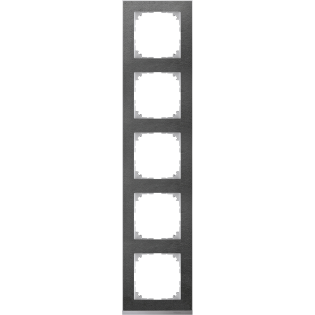 Schneider Electric MTN4050-3669, Merten System M-Pure Decor, Taş, Beşli Çerçeve