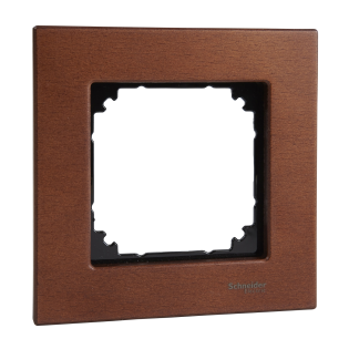 Schneider Electric MTN4051-3472, Merten System M-Elegance Wood, Kiraz, Tekli Çerçeve