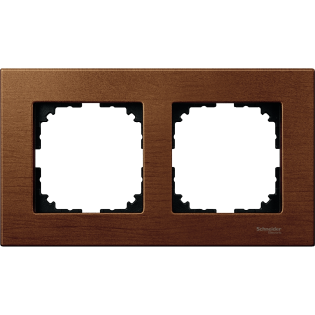Schneider Electric MTN4052-3472, Merten System M-Elegance Wood, Kiraz, İkili Çerçeve