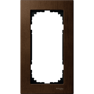 Schneider Electric MTN4058-3473, Merten System M-Elegance Wood, Ceviz, Tıraş Prizi Çerçevesi