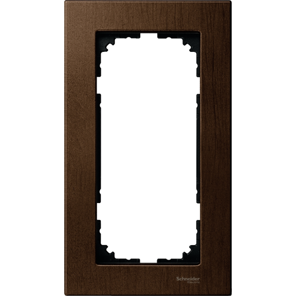 Schneider Electric MTN4058-3473, Merten System M-Elegance Wood, Ceviz, Tıraş Prizi Çerçevesi