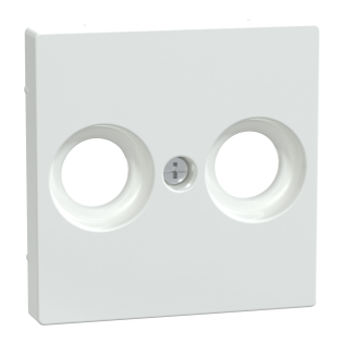 Schneider Electric MTN4122-0325, Merten System M, Aktif Beyaz, TV Prizi Kapağı, 2 Çıkışlı için