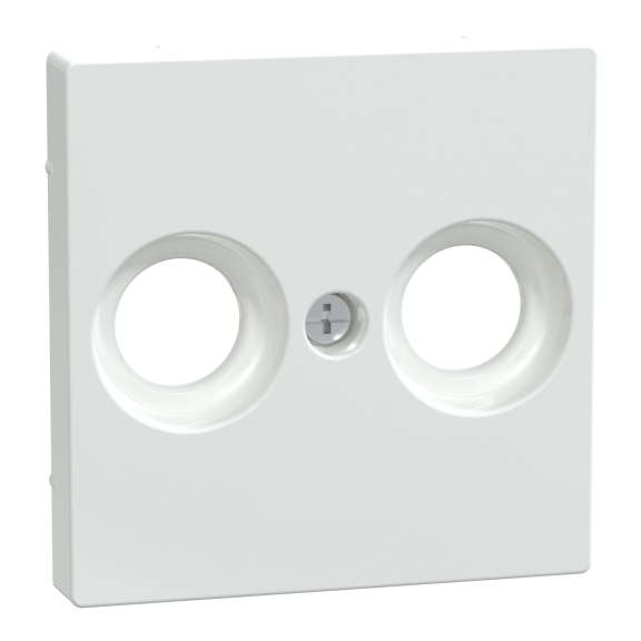 Schneider Electric MTN4122-0325, Merten System M, Aktif Beyaz, TV Prizi Kapağı, 2 Çıkışlı için