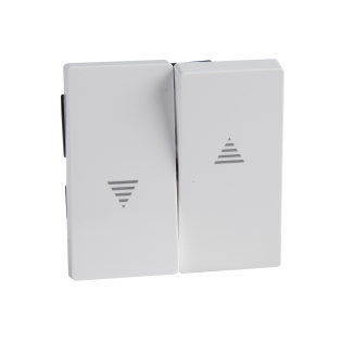Schneider Electric MTN432425, Merten System M, Aktif Beyaz, Jaluzi Anahtar Tuş Kapağı
