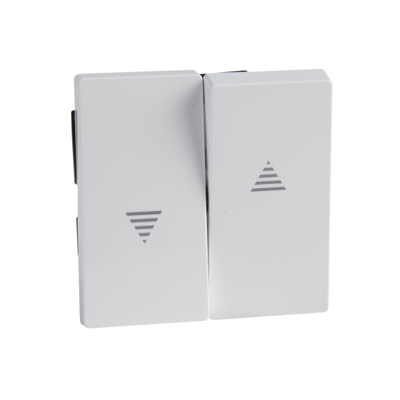 Schneider Electric MTN432425, Merten System M, Aktif Beyaz, Jaluzi Anahtar Tuş Kapağı