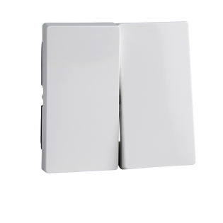 Schneider Electric MTN432525, Merten System M, Aktif Beyaz, Komütatör Tuş Kapağı