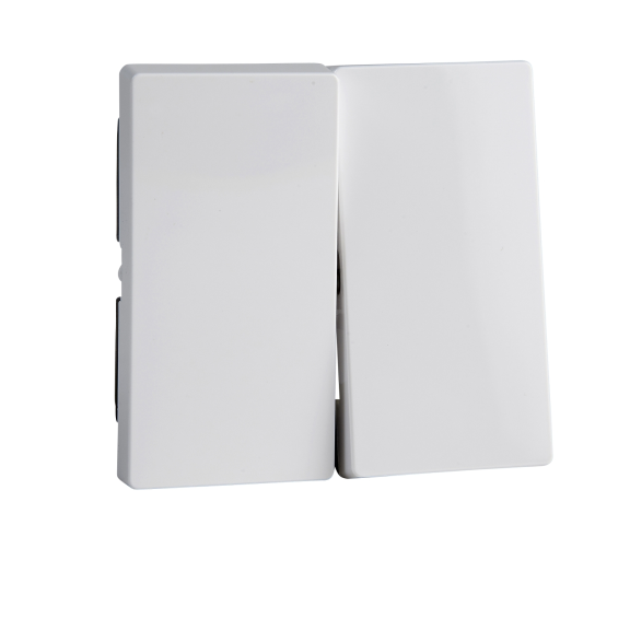 Schneider Electric MTN432525, Merten System M, Aktif Beyaz, Komütatör Tuş Kapağı