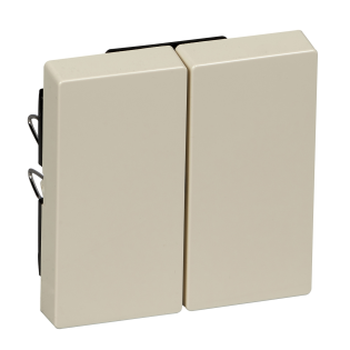 Schneider Electric MTN432544, Merten System M, Krem, Komütatör Tuş Kapağı