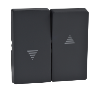 Schneider Electric MTN435514, Merten System M, Antrasit, Jaluzi Anahtar Tuş Kapağı