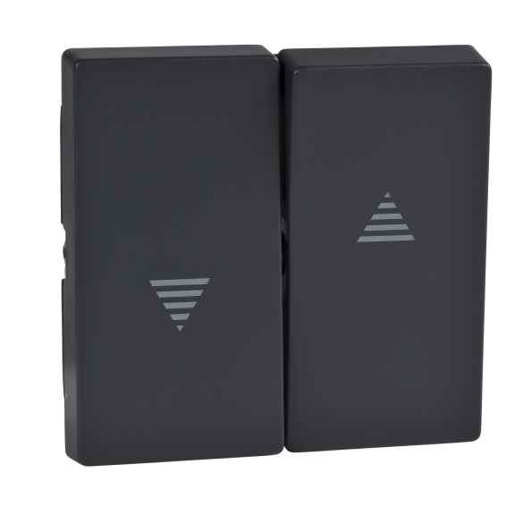 Schneider Electric MTN435514, Merten System M, Antrasit, Jaluzi Anahtar Tuş Kapağı