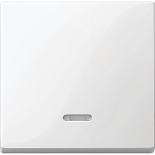 Schneider Electric MTN436019, Merten System M, Beyaz, Işıklı Anahtar Tuş Kapağı