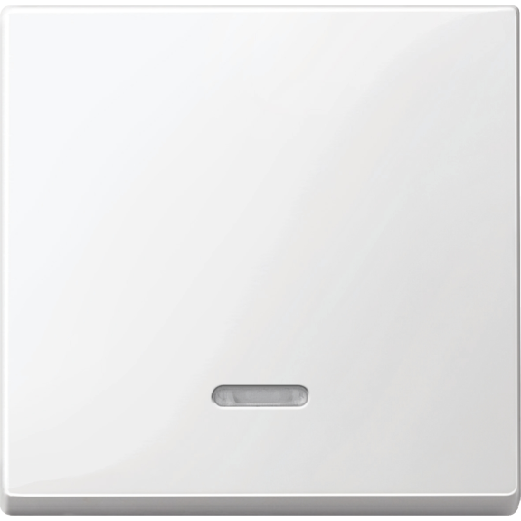 Schneider Electric MTN436019, Merten System M, Beyaz, Işıklı Anahtar Tuş Kapağı