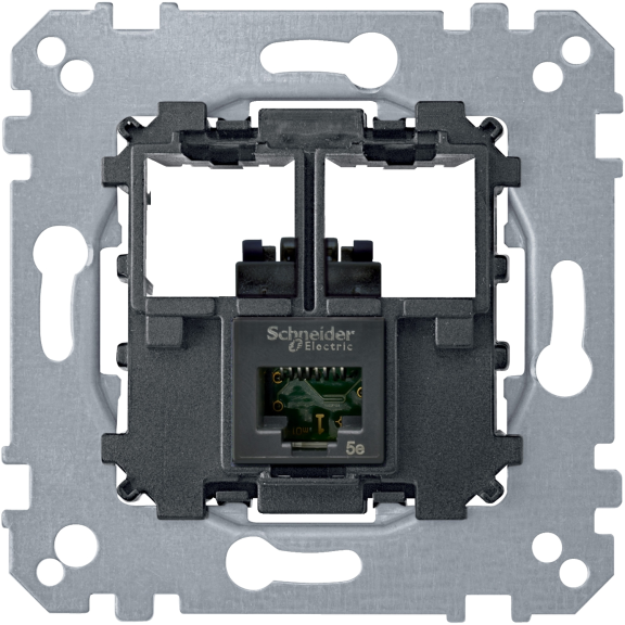 Schneider Electric MTN4575-0001, Merten, Data Prizi Mekanizması, Tekli, RJ45, Cat5 UTP