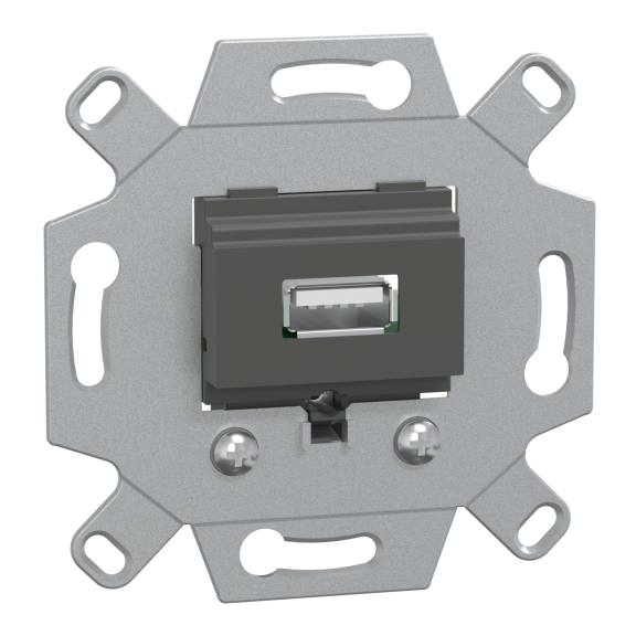 Schneider Electric MTN4581-0000, Merten, USB Priz Mekanizması, USB 2.0 Konnektör