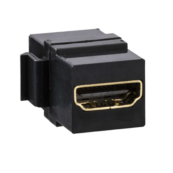 Schneider Electric MTN4583-0001, Merten, Boş Multimedya Priz Mekanizması için HDMI Keystone Konnektör