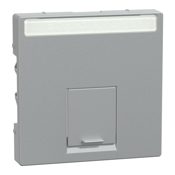 Schneider Electric MTN465860, Merten System M, Alüminyum, Data Prizi Kapağı, Tekli, RJ45