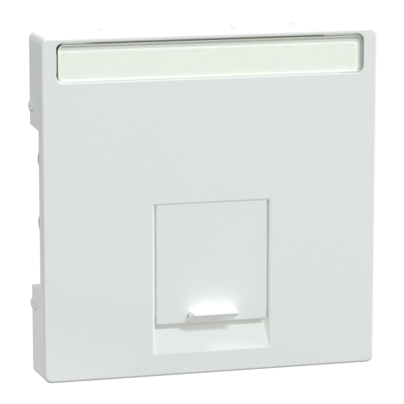 Schneider Electric MTN469825, Merten System M, Aktif Beyaz, Data Prizi Kapağı, Tekli, RJ45