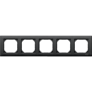 Schneider Electric MTN486514, Merten System M-Plan, Antrasit, Beşli Çerçeve