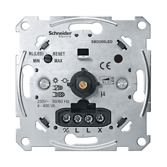 Schneider Electric MTN5134-0000, Merten, LED Dimmer Mekanizması, 4-200 VA