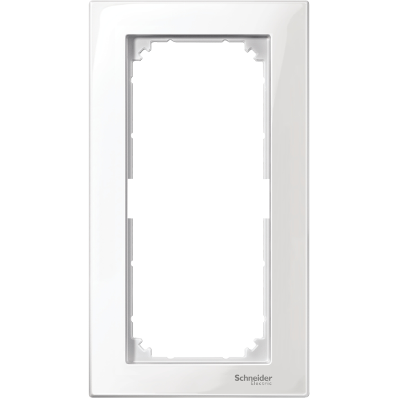 Schneider Electric MTN515819, Merten System M-Plan, Beyaz, Tıraş Prizi Çerçevesi