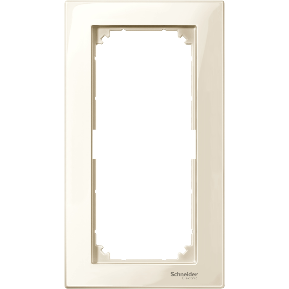 Schneider Electric MTN515844, Merten System M-Plan, Krem, Tıraş Prizi Çerçevesi
