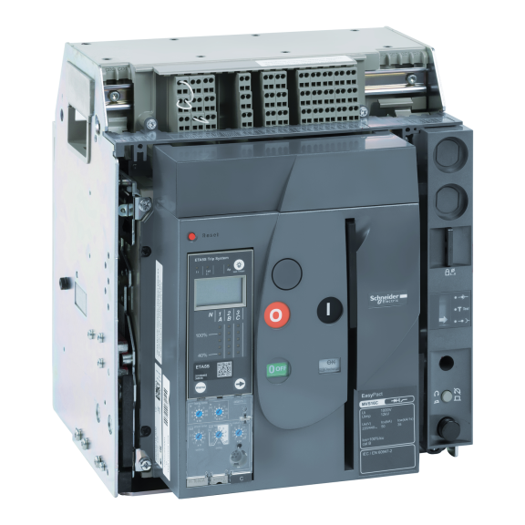 Schneider Electric MVS10C3NW5L, EasyPact MVS, 400-1000 Amper, 3 Kutuplu, 50 kA, Motorlu Çekmeceli Açık Tip Güç Şalteri, ET5S