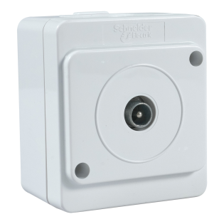 Schneider Electric NML3200121, Nemliyer, Beyaz, Sıva Üstü TV Prizi