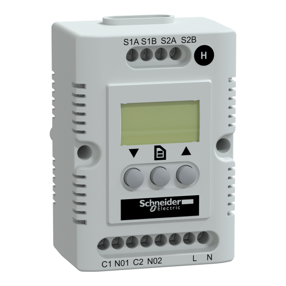 Schneider Electric NSYCCOHY230VID, ClimaSys, Elektronik Pano Higrostatı(Nem Ölçer), %20-%80, 200-240 Volt AC