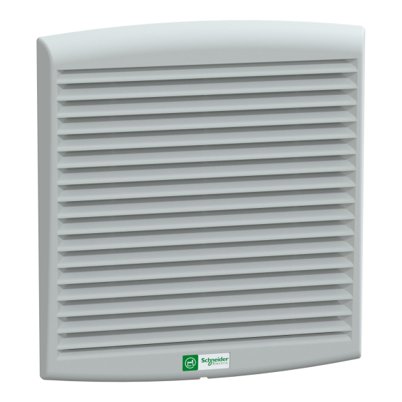 Schneider Electric NSYCVF300M230PF, ClimaSys, Çıkış Izgaralı ve Filtreli Fan, 223x223mm, IP54, 300 m³/h, 230 Volt AC