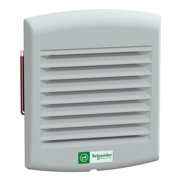 Schneider Electric NSYCVF38M24DPF, ClimaSys, Çıkış Izgaralı ve Filtreli Fan, 92x92mm, IP54, 38 m³/h, 24 Volt DC