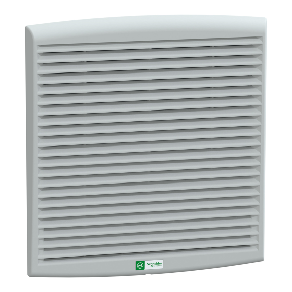 Schneider Electric NSYCVF560M230PF, ClimaSys, Çıkış Izgaralı ve Filtreli Fan, 291x291mm, IP54, 560 m³/h, 230 Volt AC