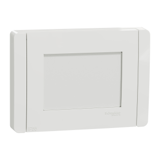 Schneider Electric NU055318, Unica Studio, Beyaz, Çerçeve, 3 Modül, IP55