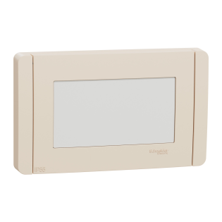 Schneider Electric NU055444, Unica Studio, Krem, Çerçeve, 4 Modül, IP55