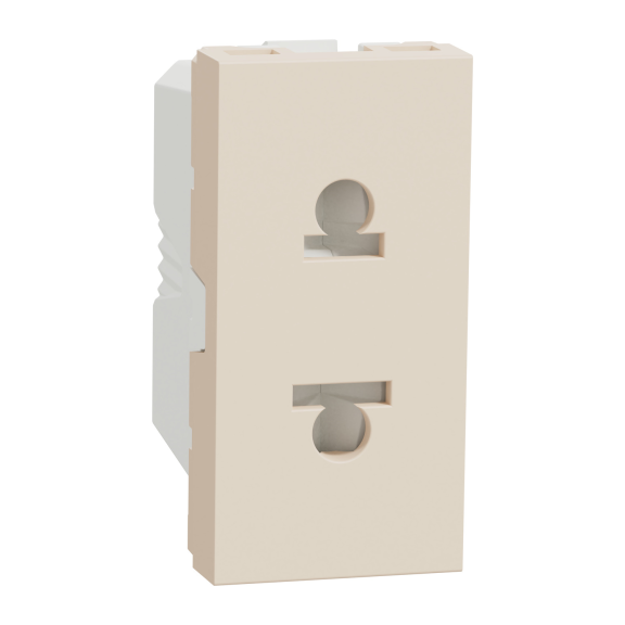 Schneider Electric NU302144, Unica, Krem, Euroamerican Priz, 1 Modül