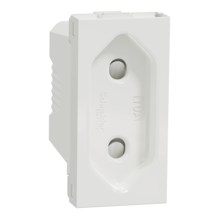 Schneider Electric NU303118, Unica, Beyaz, Topraksız Priz, Çocuk Korumalı, 1 Modül