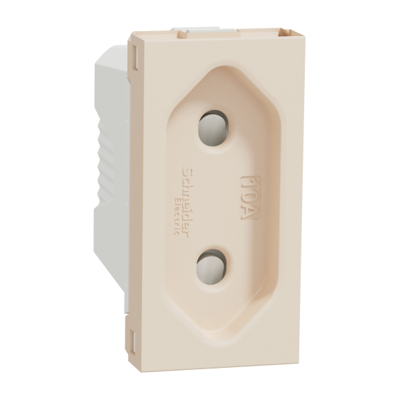 Schneider Electric NU303144, Unica, Krem, Topraksız Priz, Çocuk Korumalı, 1 Modül
