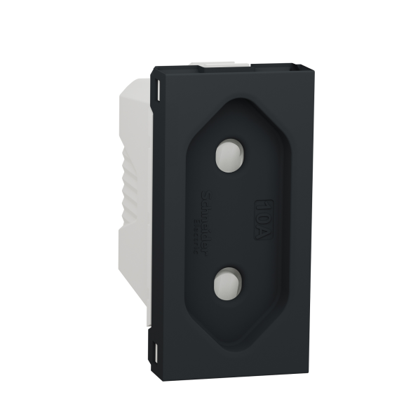 Schneider Electric NU303154, Unica, Antrasit, Topraksız Priz, Çocuk Korumalı, 1 Modül