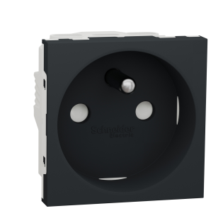 Schneider Electric NU303954, Unica, Antrasit, UPS Priz, Çocuk Korumalı, Vida Bağlantılı, 2 Modül