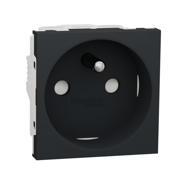 Schneider Electric NU303954, Unica, Antrasit, UPS Priz, Çocuk Korumalı, Vida Bağlantılı, 2 Modül