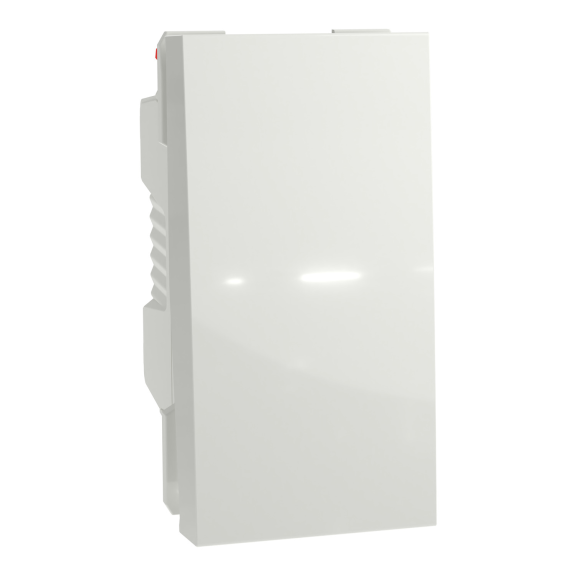 Schneider Electric NU310618, Unica, Beyaz, Liht Butonu, 1 Modül