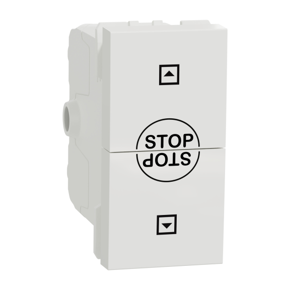 Schneider Electric NU310918SC, Unica, Beyaz, Jaluzi Kumanda Anahtarı, 2 Kutuplu, 1 Modül